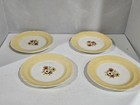 Vintage~French Saxon China~Yellow Jonquil Jubilee~4 Bread Plates~Union Made USA — photo 1