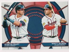 2025 Topps Series 2 - Dynamic Duos Austin Riley/Matt Olson BRAVES #DD-17