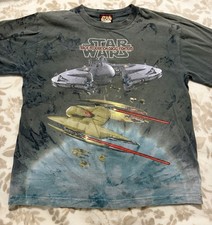Vintage 90s Star Wars Trade Federation Droid Fighters T-shirt Youth Medium