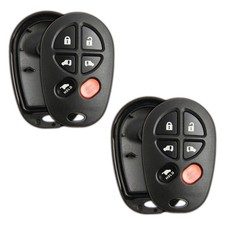 2 Key Fob Remote 6b Shell Case Replacement For Toyota Sienna Gq43vt20t 2 Key Fob Remote 6b Shell Case Replacement For Toyota Sienna Gq43vt20t