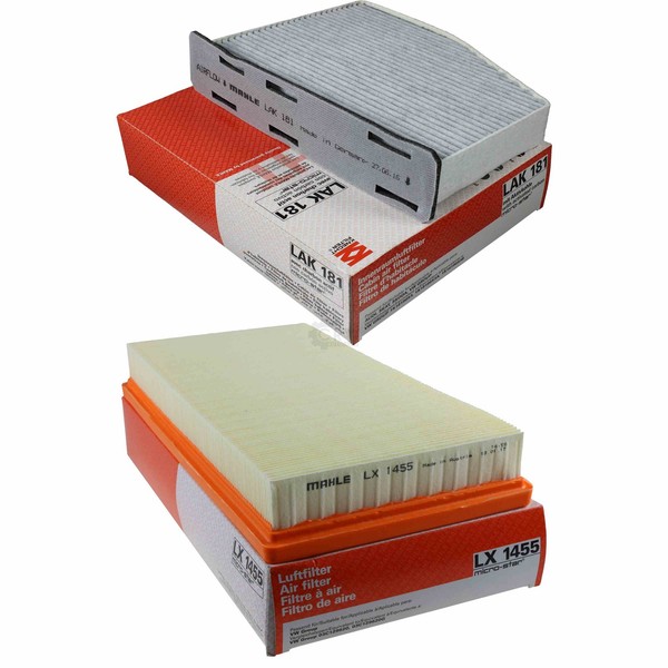 Mahle / Knecht Set Filterpaket Innenraumfilter LAK 181 Luftfilter LX 1455-image