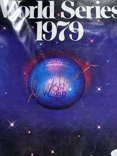 Dave Parker  1979 WORLD SERIES World Series PROGRAM CHAMPS SIGNED JSA COA Rare - Picture 2 of 5