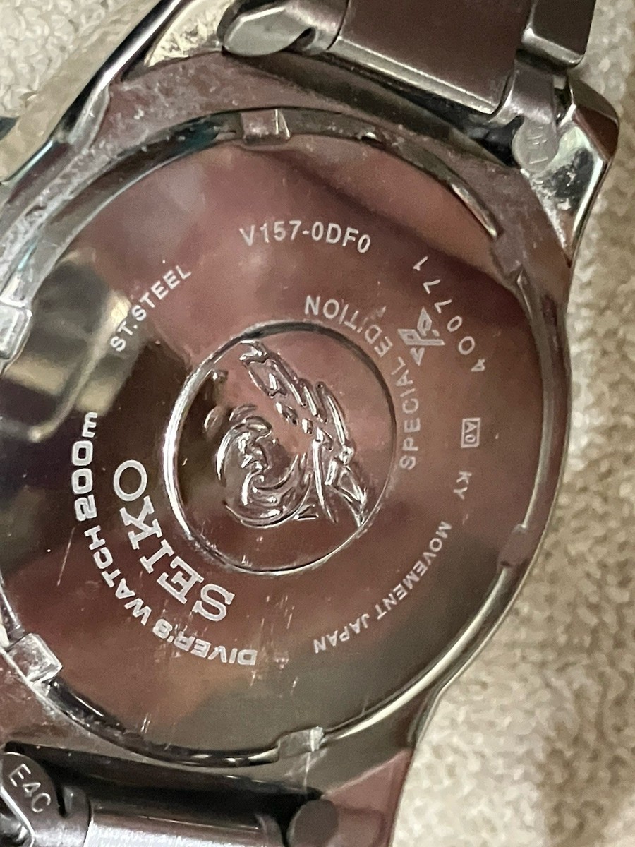 Seiko Prospex V157-0DF0 Special Edition PADI Divers 200M Solar