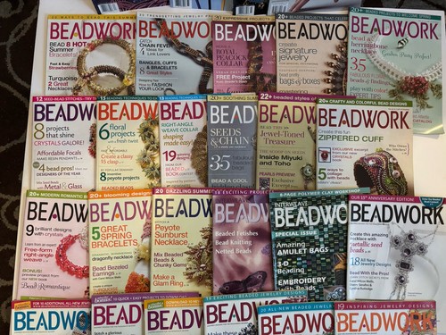 Lot of 31 BEADWORK MAGAZINES Lot BEADED Jewelry Making Designs BEADS 1996-2012 - Picture 4 of 5