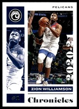 Zion Williamson 2020-21 Panini Chronicles #42 Pelicans NBA READ FREE SHIPPING