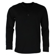 Knocker Men's Big  Tall Crewneck Henley Lounge Top