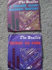 The Beatles - Ticket to Ride & I Should Have Known Better 7" Singles   Italy