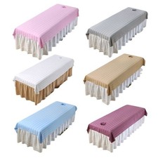 1Pc Reusable Beauty Massage Table Cover Spa Bed Salon Couch Sheet with Face Hole