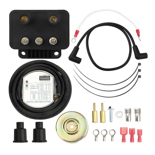 Single Fire Programmable Ignition Coil Kit For Evo Big Twin XL 1970-2003 53-660