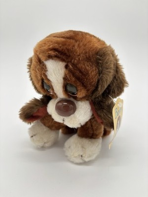 Russ Berrie Baxter Bashful Basset Hound Dog Plush 6  Vintage with TAG