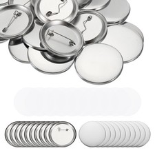 200Pcs 3" Metal Button Parts Supplies for Button Maker Machine