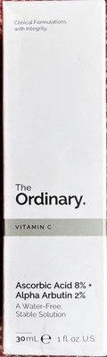 The Ordinary Ascorbic Acid 8% +Alpha Arbutin 2% Serum. 30 mL, 1 fL oz