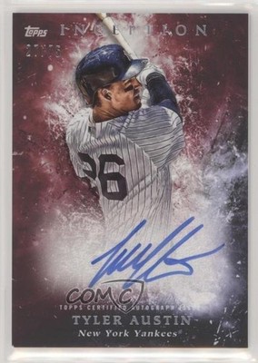 2018 Topps Inception Rookie and Emerging Stars Red 27/75 Tyler Austin Auto 2ct