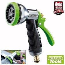 Draper Garden Hose Watering 7 Pattern Jet Spray Gun with Aluminium Body 25342