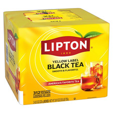 Lipton Black Tea Bags, 312 Count (3 Cartons of 104)