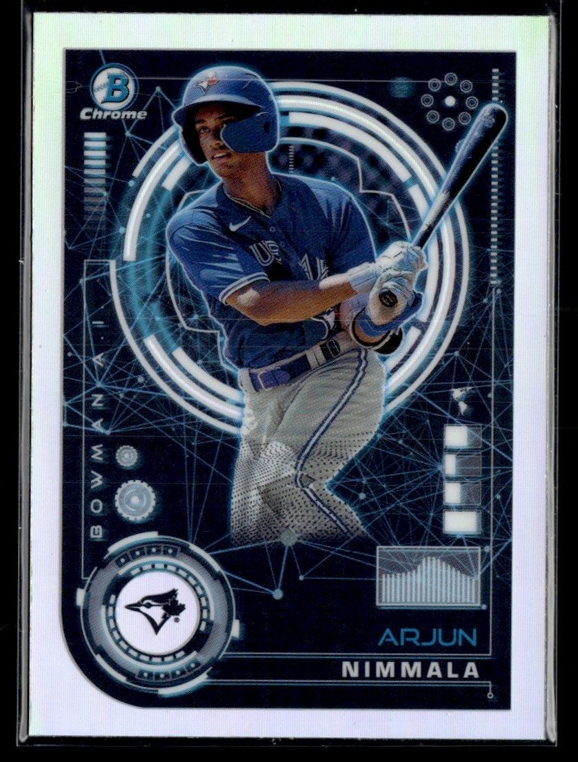 2024 Bowman Chrome AI Arjun Nimmala Toronto Blue Jays #BAI-18