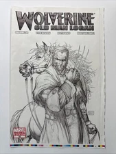 WOLVERINE #66 1:100 Cover Sketch comic 2006 Printer Test Production Art Proof