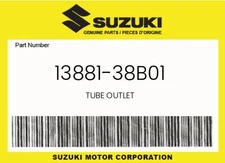 Suzuki Genuine Tube Outlet - 13881-38B01