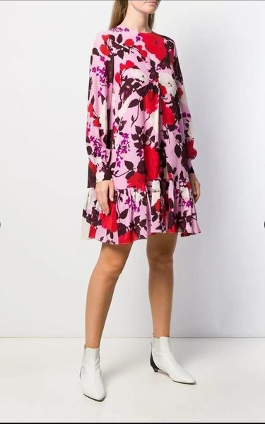 Women Erdem Dress Pink Silk S