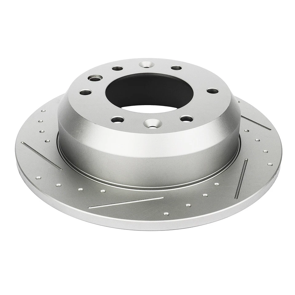 Discos de rotores de freno traseros ranurados para Kia Sedona Hyundai Entourage 2006-2012 2014 Foto 2 de 4