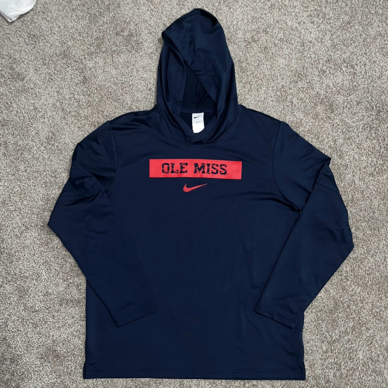 SACAI X NIKE Nike Ole Miss Rebels Maglione Uomo Quarto Zip DriFit Giacca L