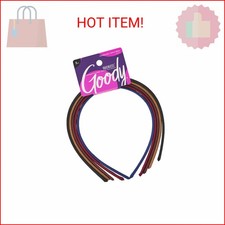 Goody Ouchless Shoestring Headbands - 5 Ct, Assorted Colors, Stylish  Lightweig