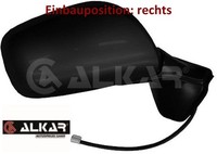 Alkar 6128957 AußEnspiegel Rechts Spiegel AußEn FüR Toyota