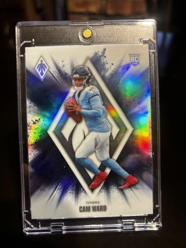 2025 Panini Phoenix Football Cam Ward RC COLOR BLAST CASE HIT 💎💣
