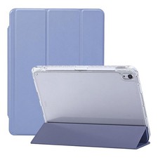 Smart Leder Case Lavendel Lila für iPad 2025/2022 mit 3er Fiber