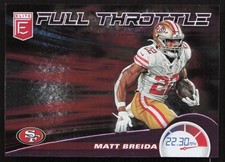 2020 Donruss Elite #1 Matt Breida Full Throttle Pink