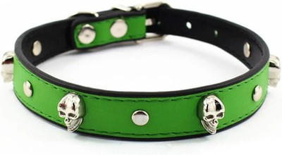 Colorful Personalized Design Skull/Rivet/Star Puppies Cats Collar 9 Colors Optio