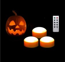 3 PCS Halloween Pumpkin Lights with Remote