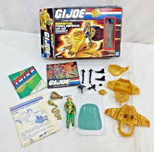 1986 Vintage GI Joe ARAH Serpentor & Air Chariot Complete Boxed Uncut with Cape