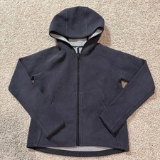 Lululemon Women's Navy and Black Hoodie