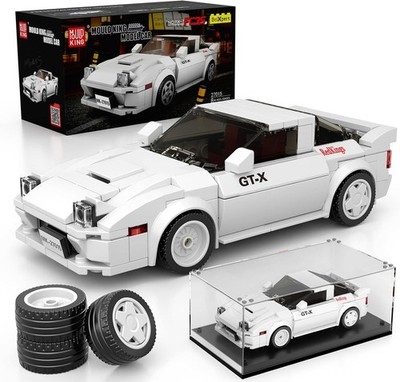 Mould King Super Sports Car Building Set with Display Case   369 Piece Race Car