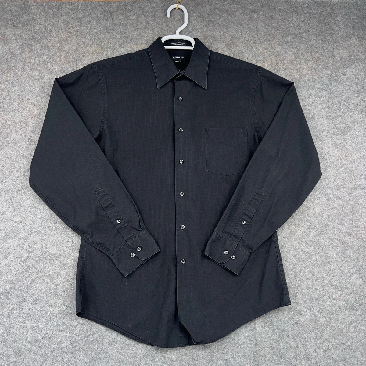 slim fit dress slacks Performance All Way Stretch Arrow Print Shirt