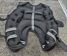 30LBS Black Weighted Vest W/ Reflective Stripe For Men  Women Strength Training