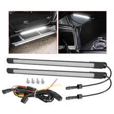 2x 17 Truck Bedtonneau Cover 132 Led Light Bar 6000k White Wswitch Plugplay