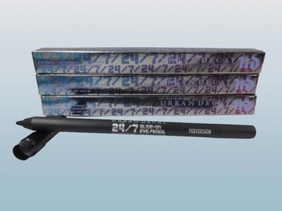URBAN DECAY 24/7 GLIDE ON EYE PENCIL PERVERSION 0.04 OZ NWB LOT OF 3