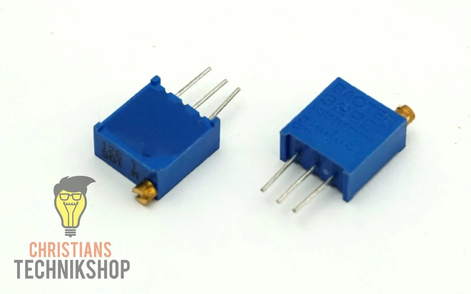 3296W Trimmer Potentiometer Set 50 Stück 500 Ohm bis 1MOhm - Bild 3 von 3