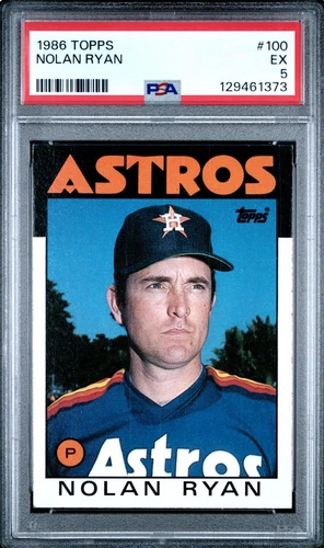 1986 Topps - Nolan Ryan #100 PSA 5