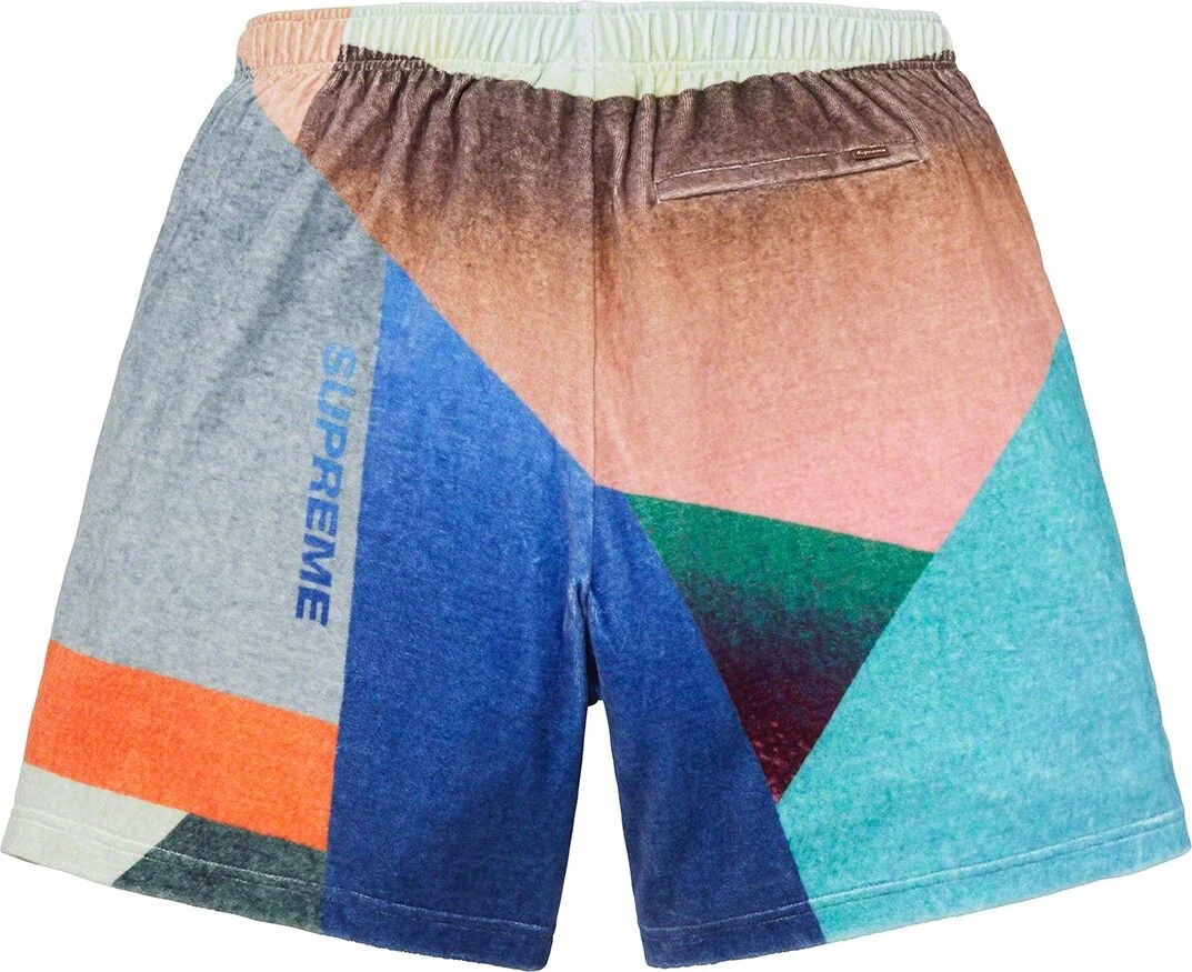 Supreme Geo Velour Gradient Short en Multicolore SS23 Taille Homme Grand Authentique