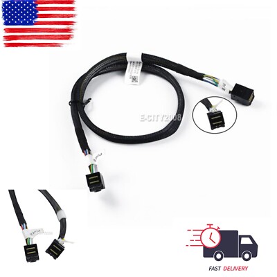 SFF-8643 to SFF-8643 Mini SAS Cable HD Angled Server Motherboard Cable 65CM