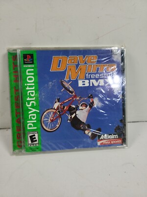 Dave Mirra Freestyle BMX (Sony PlayStation 1, 2000) PS1, GHits; New and sealed.