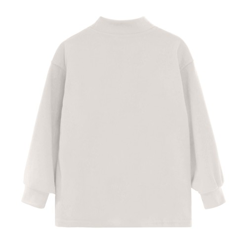 Kids Girls Tops Mock Neck Pullover Solid Color Sweatshirt Climbing Warm Camping - Picture 22 of 44