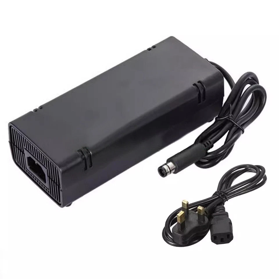 For Microsoft Xbox 360 E Console Power Supply Cord AC Adapter Charger Cable - Image 2 of 4
