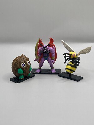  3x Yu-Gi-Oh Vintage Figuren Swordstalker Killer Needles Karibo Takahashi