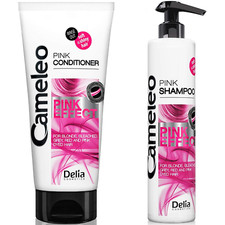 DELIA Cameleo Pink Effect Soft & Shine Hair *Conditioner 200ml / Shampoo 250ml*