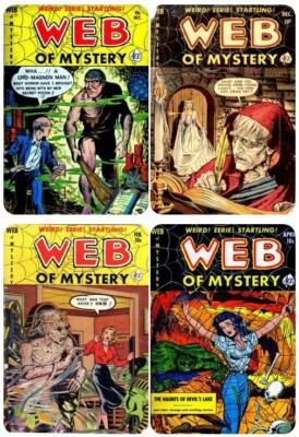 WEB OF MYSTERY COMICS 29 Unique Issue Collection On USB Flash Drive