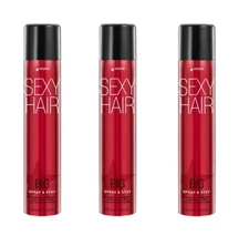Big Sexy Hair Spray & Stay Intense Hold Hairspray, 9oz. (3CANS)